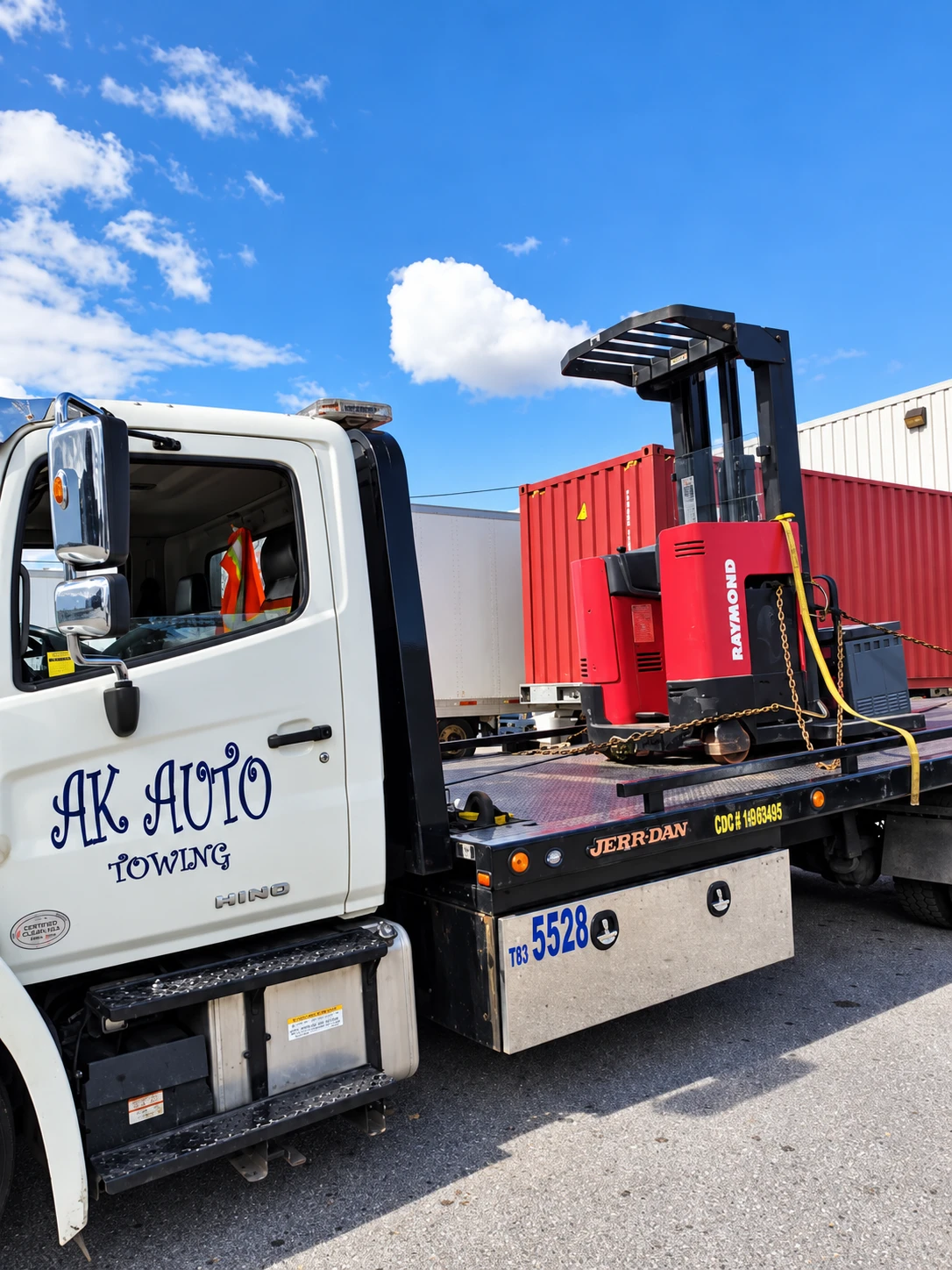 Light equipment delivery